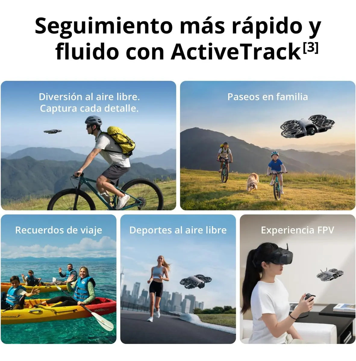 DJI Pack Neo 2 Motion Vuela Más con RC Motion 3 y Goggles N3, transmisión estable con transceptor digital, dron 4K para principiantes, vuelo FPV, 3 baterías