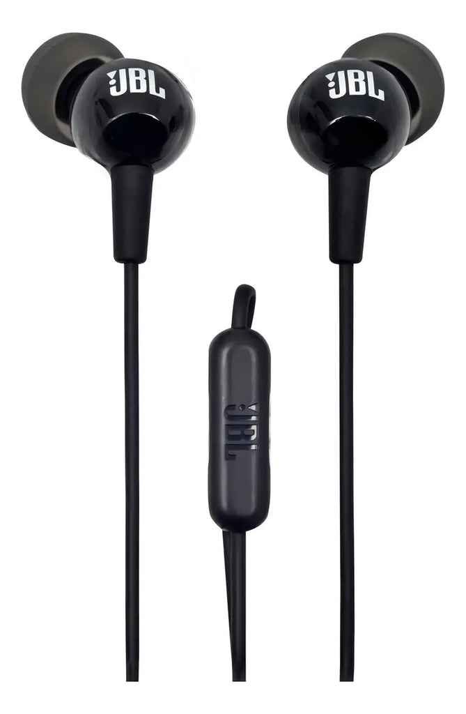 Audífonos JBL C100SI In-Ear Negros con Micrófono - Calidad de Sonido Premium y Diseño Compacto