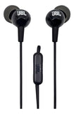Audífonos JBL C100SI In-Ear Negros con Micrófono - Calidad de Sonido Premium y Diseño Compacto
