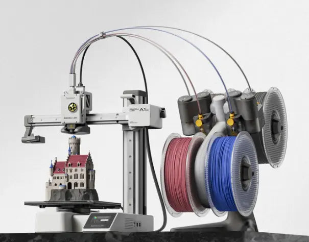 Impresora 3d Bambu Lab A1 Mini Combo Alta Velocidad Con Ams Space Grey