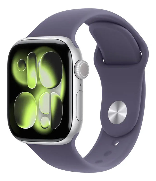 Apple Watch Series 11 GPS • Caja de aluminio color oro rosa de 42 mm • Correa deportiva rosa rubor – S/M - Distribuidor Autorizado