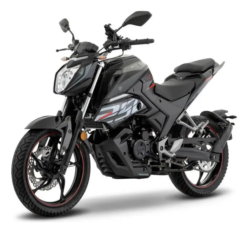 Motocicleta Urbana Italika 250z Negra Con Gps