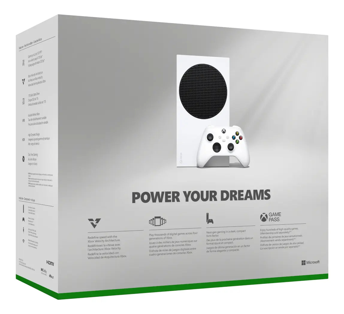Consola Xbox Series S Edición Digital 1tb Ssd Robot White Blanco