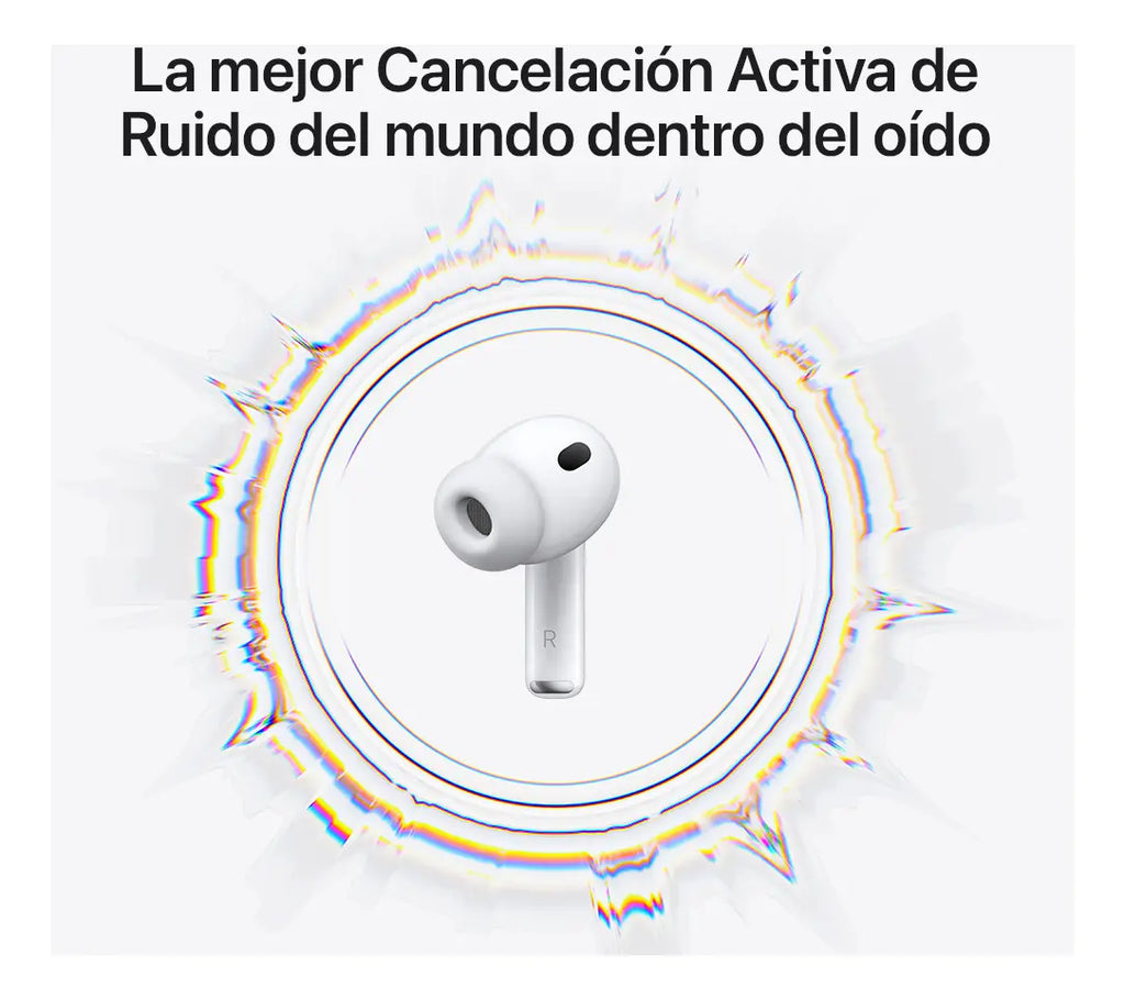 Apple AirPods Pro 3 Color Blanco Con Cancelación De Ruido - Distribuidor Autorizado