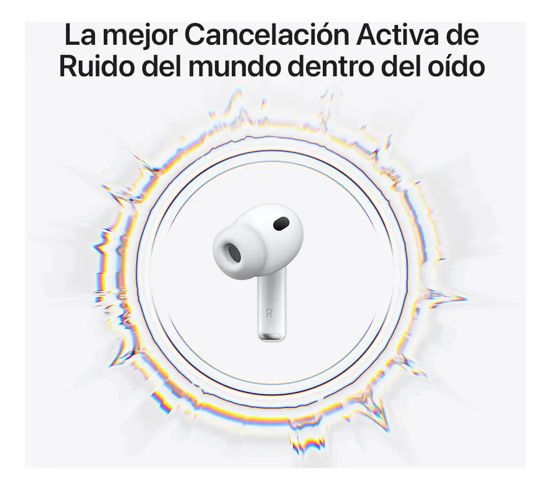 Apple AirPods Pro 3 Color Blanco Con Cancelación De Ruido - Distribuidor Autorizado