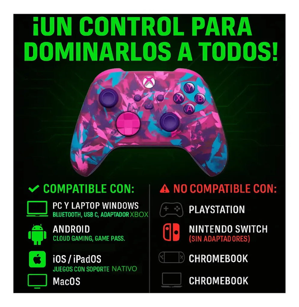 Control Inalámbrico Xbox Series X|s, Xbox Storm Breaker