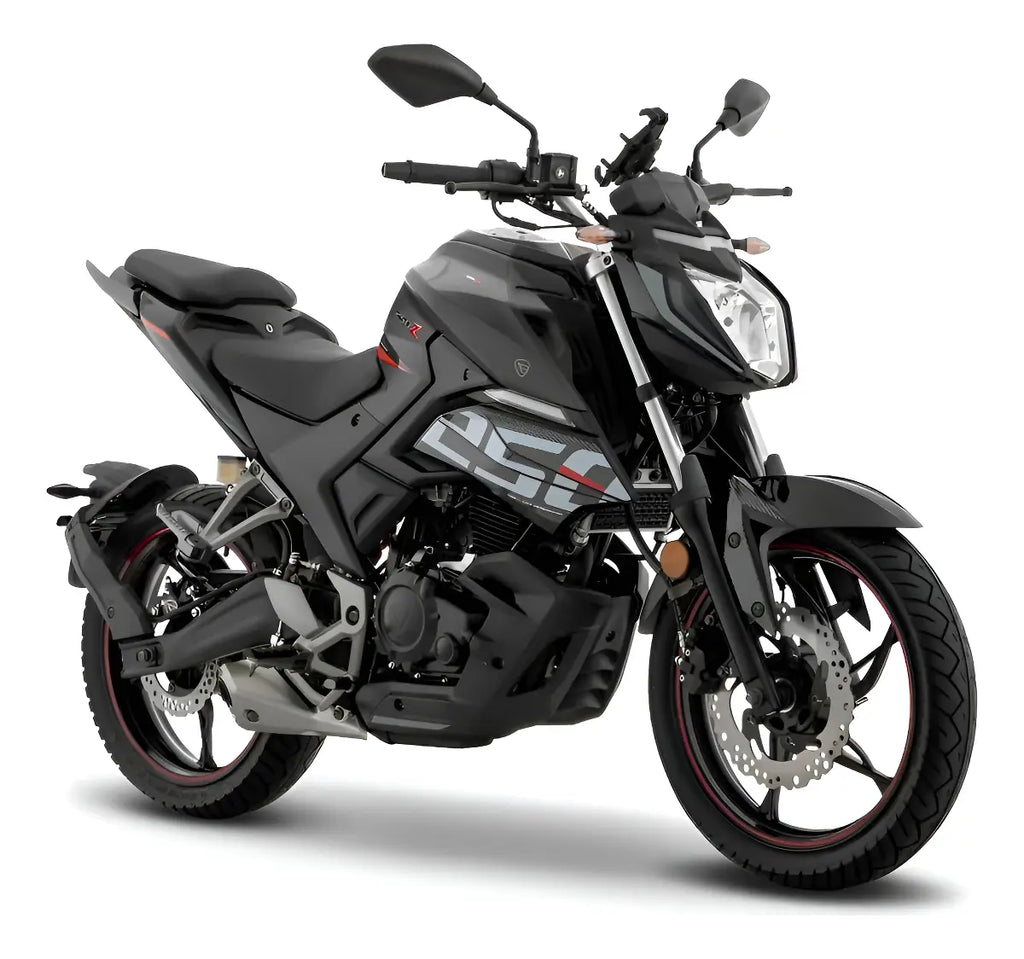 Motocicleta Urbana Italika 250z Negra Con Gps