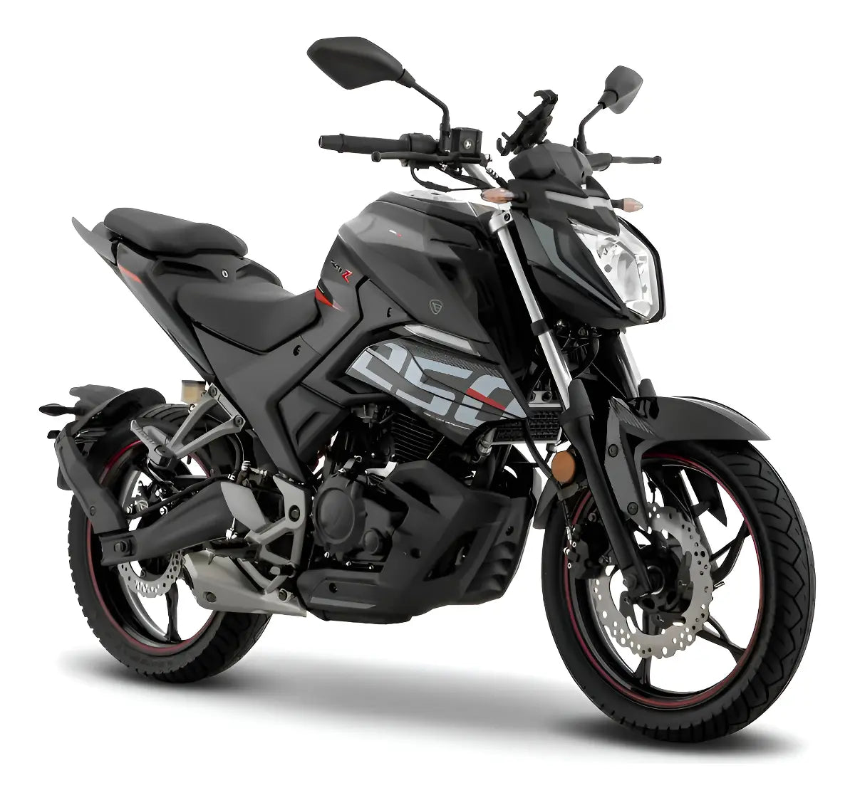 Motocicleta Urbana Italika 250z Negra Con Gps