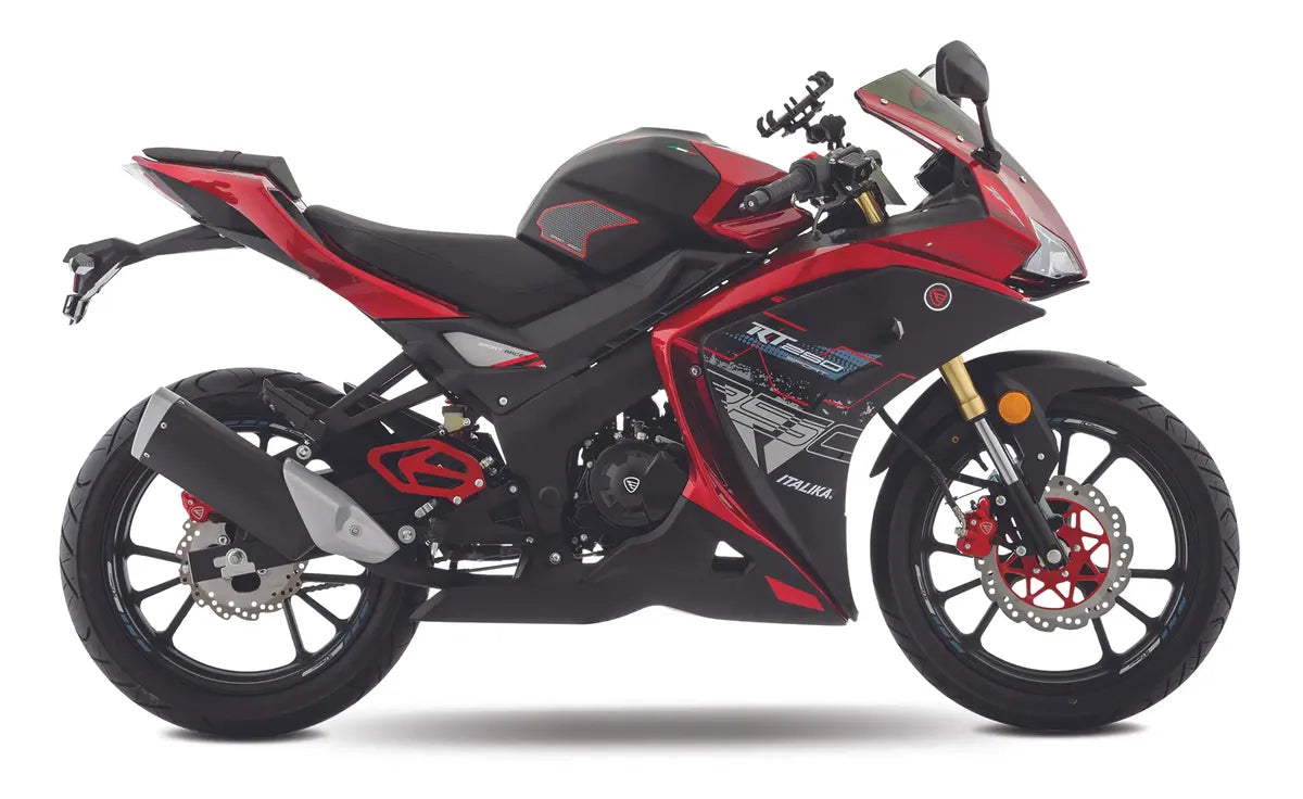 Motocicleta Deportiva Italika Rt 250 Con Gps Negro