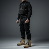 Bota Tactica De Piel 5007 Gamuza Arena