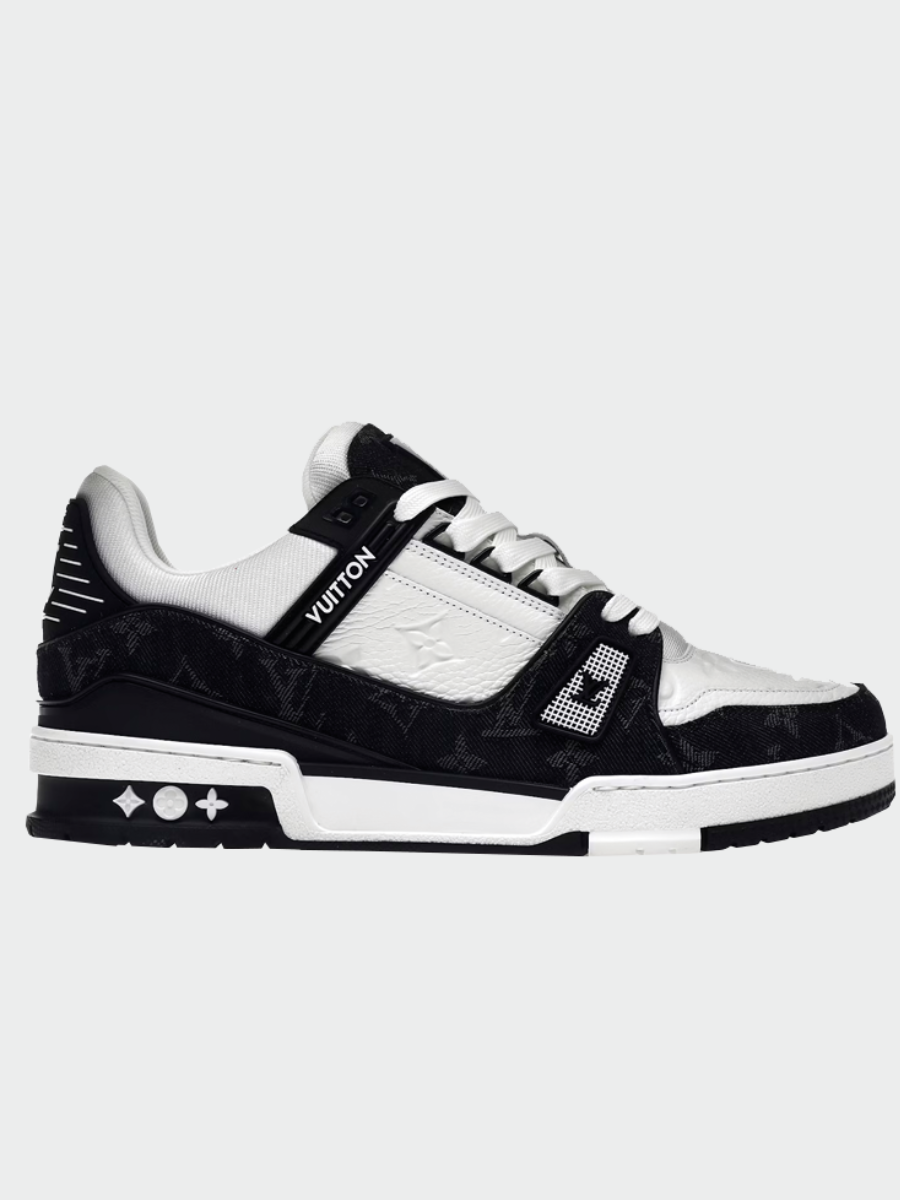TENIS LOUIS VUITTON LV TRAINER WHITE BLACK