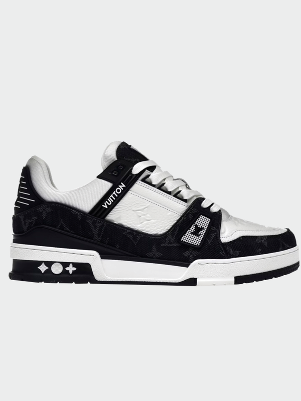 TENIS LOUIS VUITTON LV TRAINER WHITE BLACK