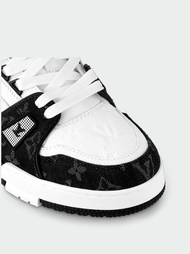 TENIS LOUIS VUITTON LV TRAINER WHITE BLACK