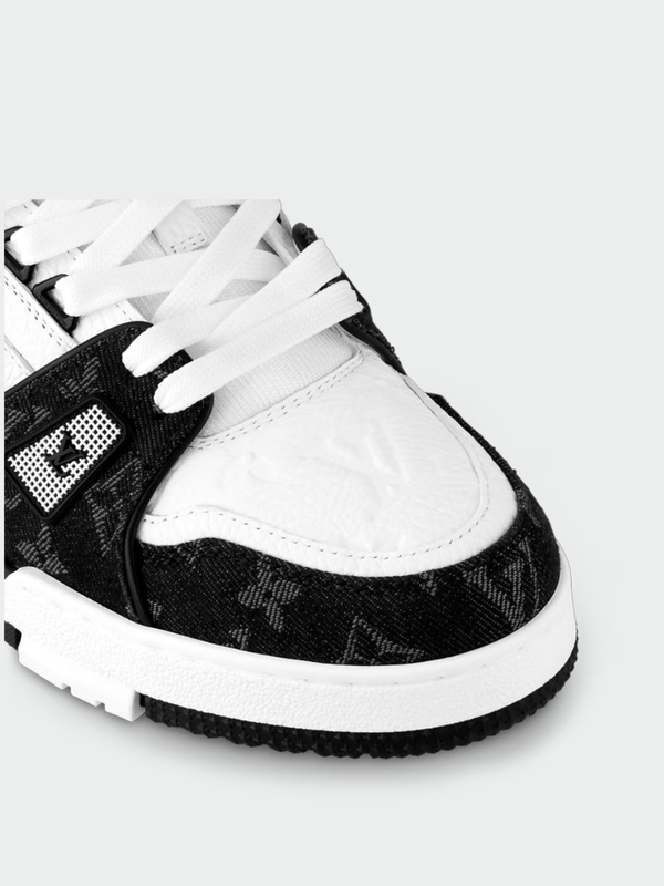 TENIS LOUIS VUITTON LV TRAINER WHITE BLACK