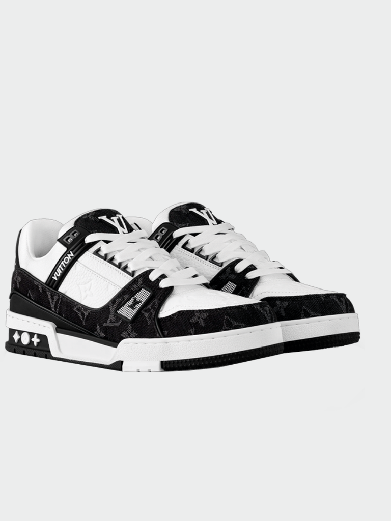 TENIS LOUIS VUITTON LV TRAINER WHITE BLACK