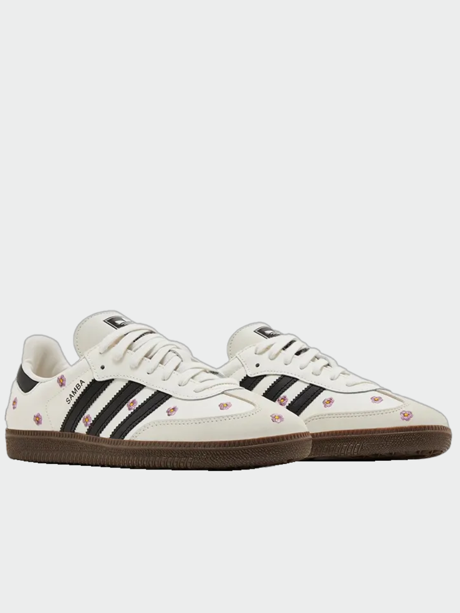 TENIS ADIDAS SAMBA LIGHT PURPLE FLORAL