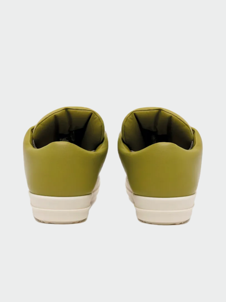 TENIS RICK OWENS LUXOR JUMBO LACE PADDED LOW SNEAKS IN ACID AND MILK PEACHED LAMBSKIN