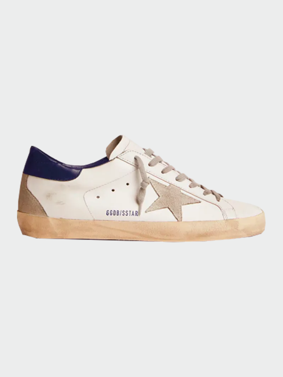 TENIS GOLDEN GOOSE SUPER STAR WHITE NAVY