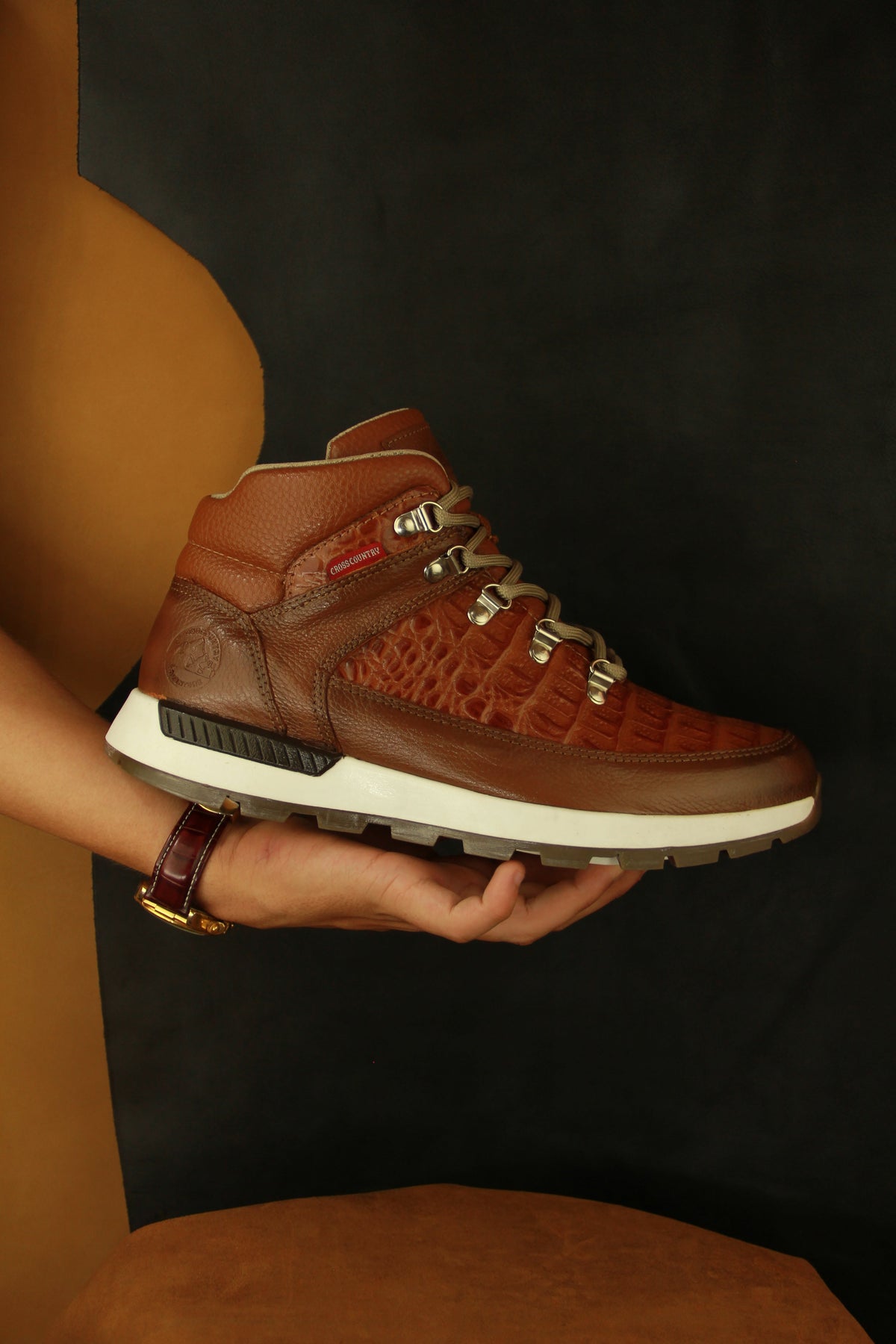 Bota Toronto Croco/Honey 2828