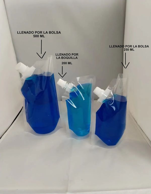 BOLSA STAND UP POUCH 500 ML (1,000 PIEZAS)