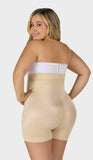 Short extra corto, talle extra alto, con refuerzo abdominal SXA0216 de Fajas M&D®