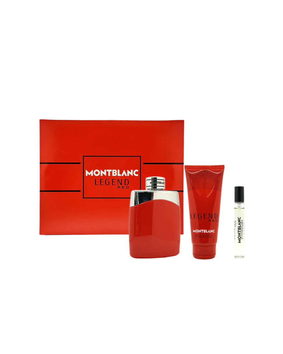 MONTBLANC LEGEND RED SET HOMBRE