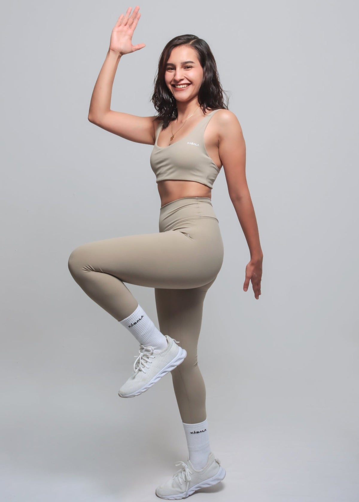 Leggings Origen Scrunch - Beige