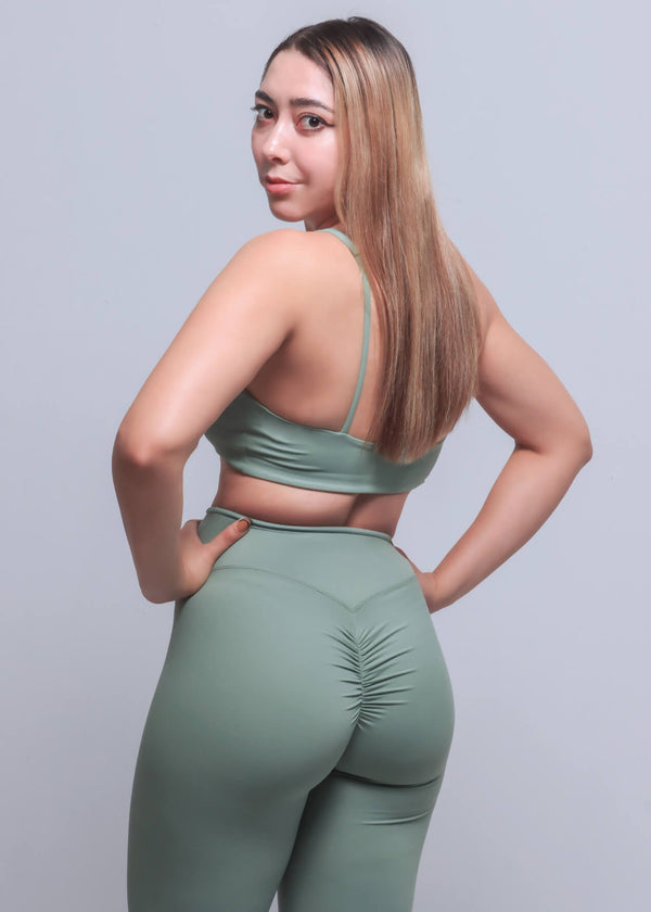 Leggings Origen Scrunch - Verde