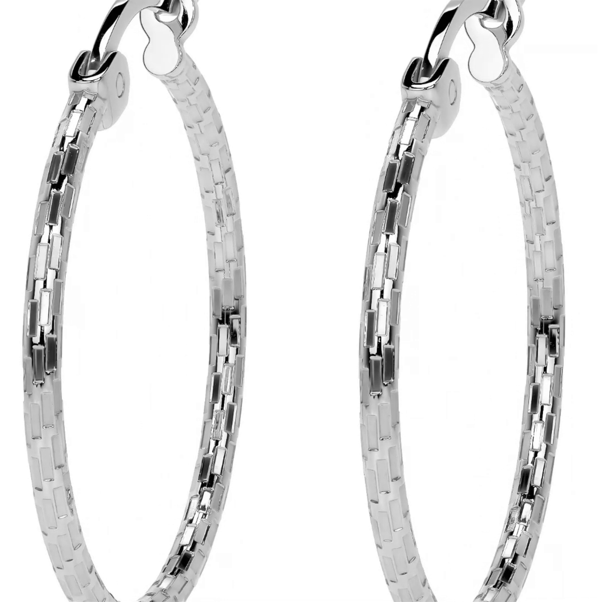 Arete Arracada Diamantada Ligera De Plata Ley 925 Para Mujer Estilo Domino