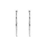 Arete Arracada Diamantada De Plata 925 Para Mujer Cordon Blue