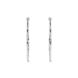 Arete Arracada Diamantada Ligera De Plata Ley 925 Para Mujer Estilo Domino