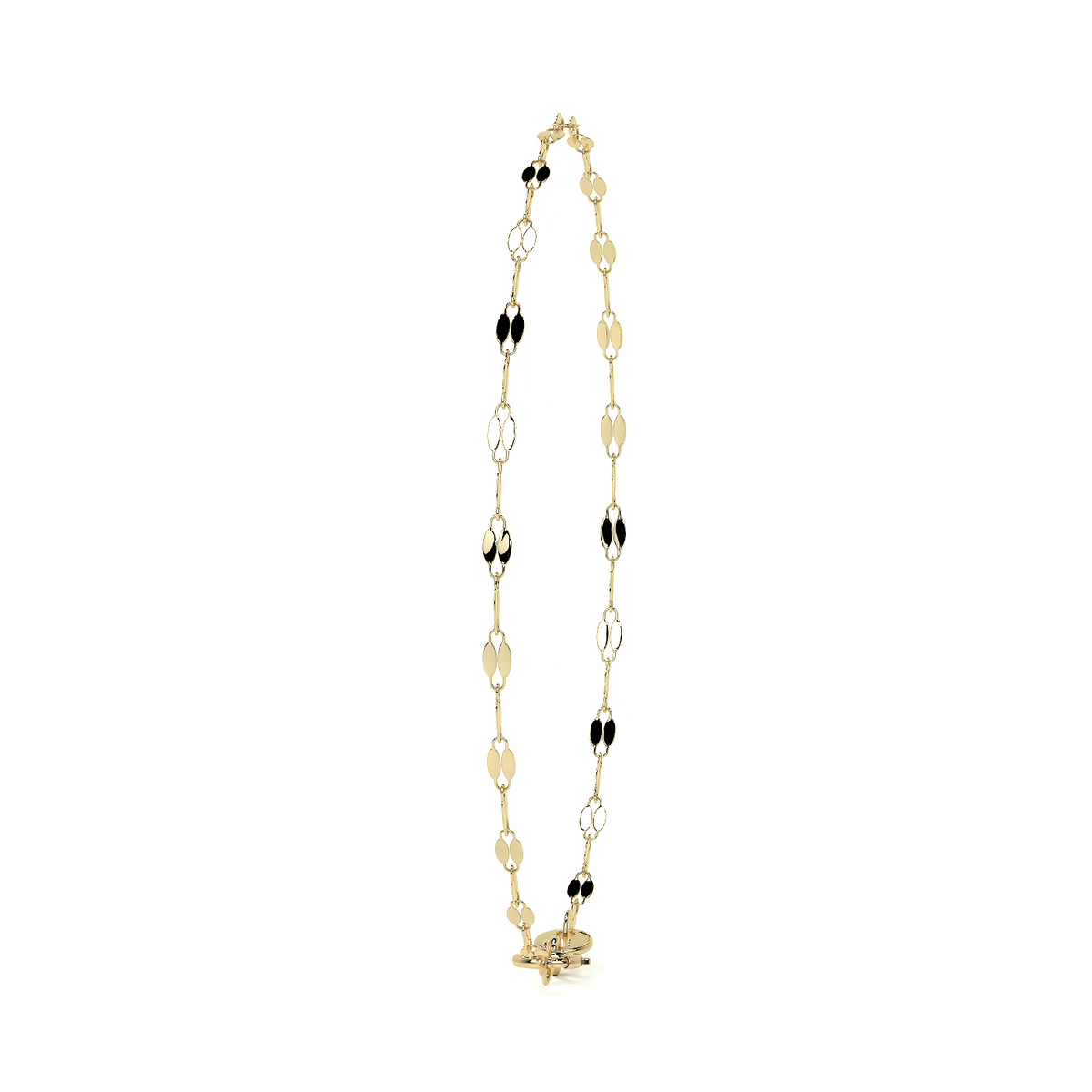 Esclava de Oro 10K Estilo Fígaro Serpentina Italiano | Pulsera Delicada de Joyería Fina