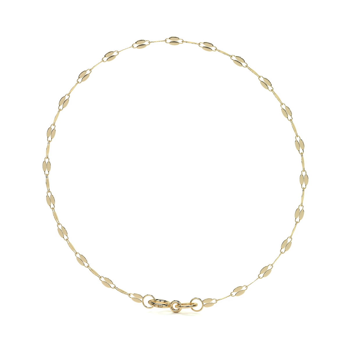 Esclava de Oro 10K Estilo Fígaro Serpentina Italiano | Pulsera Delicada de Joyería Fina