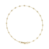 Esclava de Oro 10K Estilo Fígaro Serpentina Italiano | Pulsera Delicada de Joyería Fina