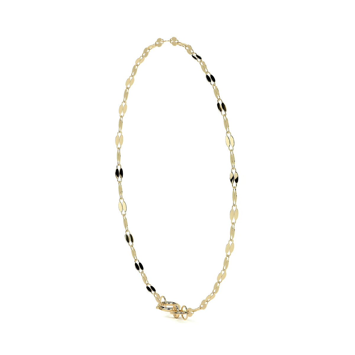 Esclava de Oro 10K Estilo Fígaro Serpentina Italiano | Pulsera Delicada de Joyería Fina