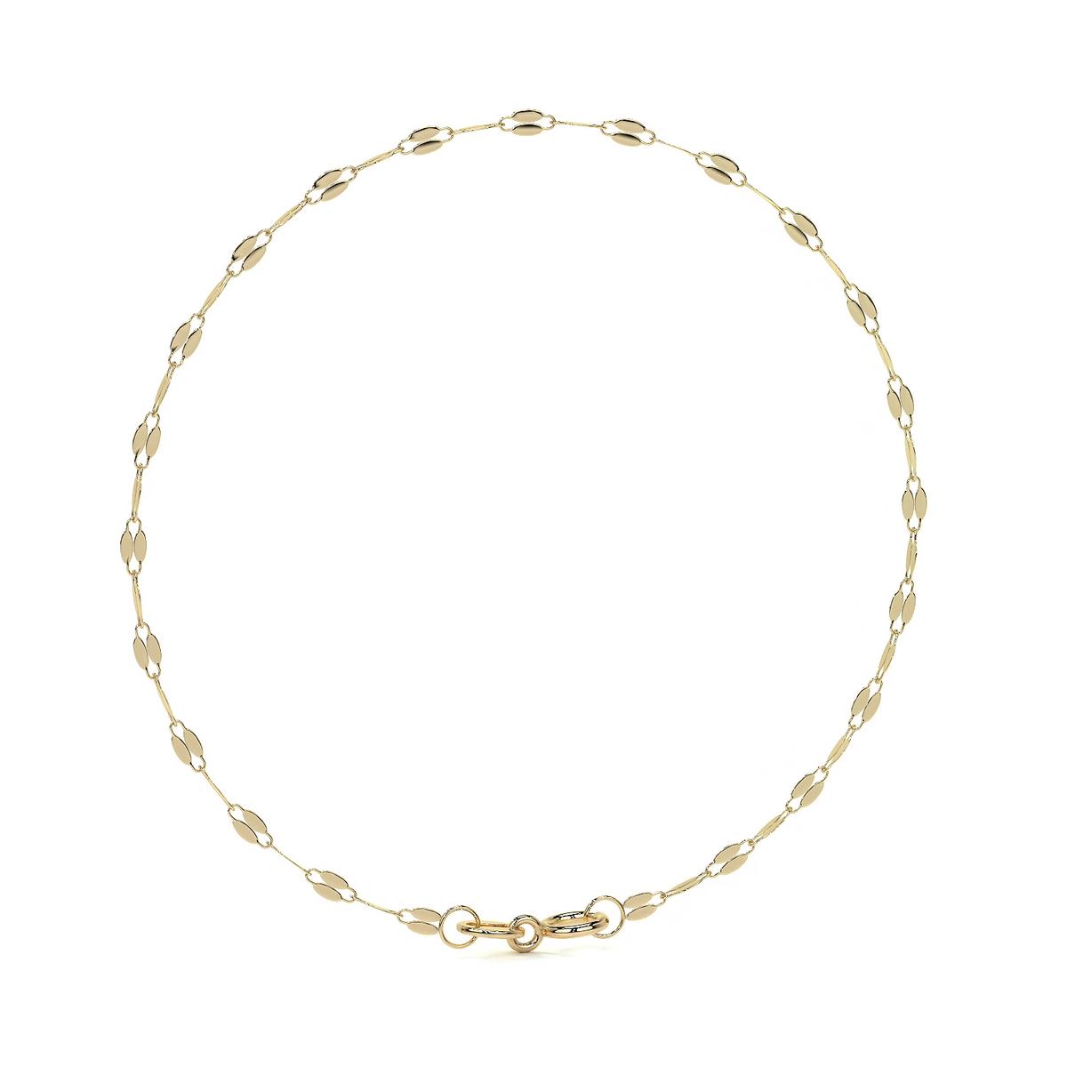 Esclava de Oro 10K Estilo Fígaro Serpentina Italiano | Pulsera Delicada de Joyería Fina