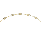 Esclava de Oro 10K Estilo Fígaro Serpentina Italiano | Pulsera Delicada de Joyería Fina