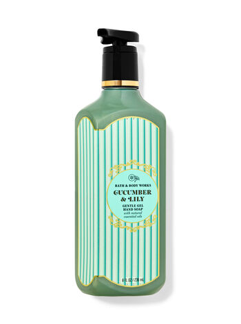 Bath y body works gentle gel hand soap  Cucumber & lily 236 ml