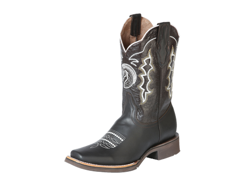 Bota Vaquera de Hombre El General Rodeo en Piel Crazy Color Chocolate 51118