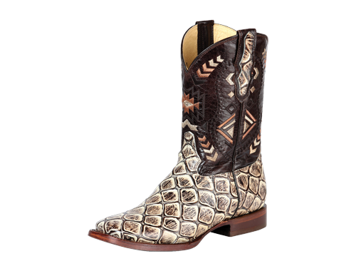 Bota Vaquera de Hombre El General Cab-imit-3-5 Rodeo en Piel Bovino Color Vino 51244