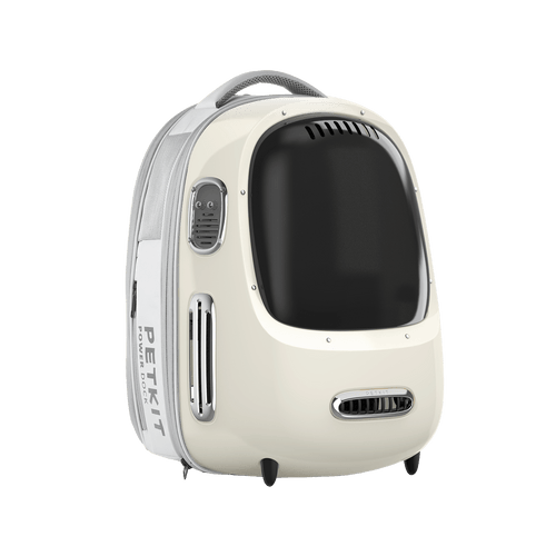 Mochila Transportadora Ergonómica Panorámica para Mascotas con Malla de Ventilación y Bolsillos Térmicos