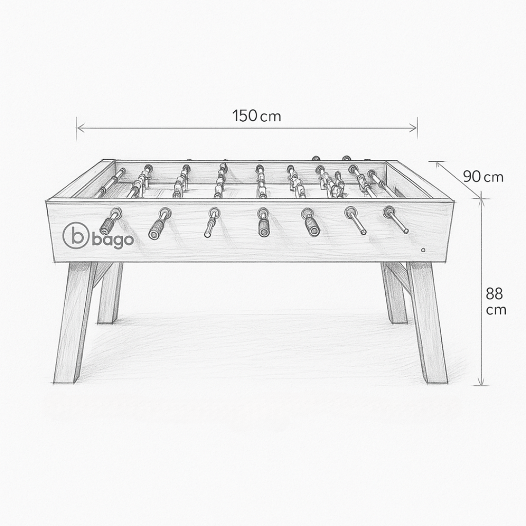 Futbolito Plegable con Vinil