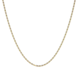 Cadena De Oro De 10k Valentino Calibre 1.3mm