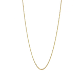 Cadena De Oro De 10k Valentino Calibre 1.3mm