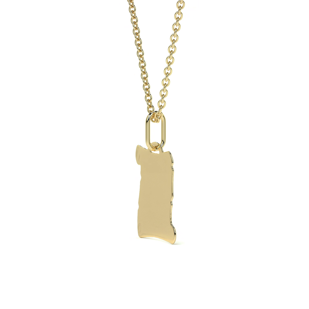 Dije de Oro 14K Medalla Religiosa Sagrado Caliz | Dije Oro Italiano 12mm | Joyería Fina