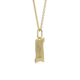 Dije de Oro 14K Medalla Religiosa Sagrado Caliz| Dije Oro Italiano 12mm | Joyería Fina