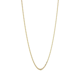 Cadena de Oro 10K Valentino 55cm | Collar de Oro Italiano 2.3mm con Broche de Argolla | Joyería Fina