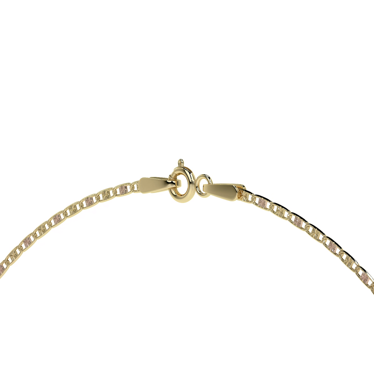 Cadena De Oro De 10k Valentino Calibre 1.3mm