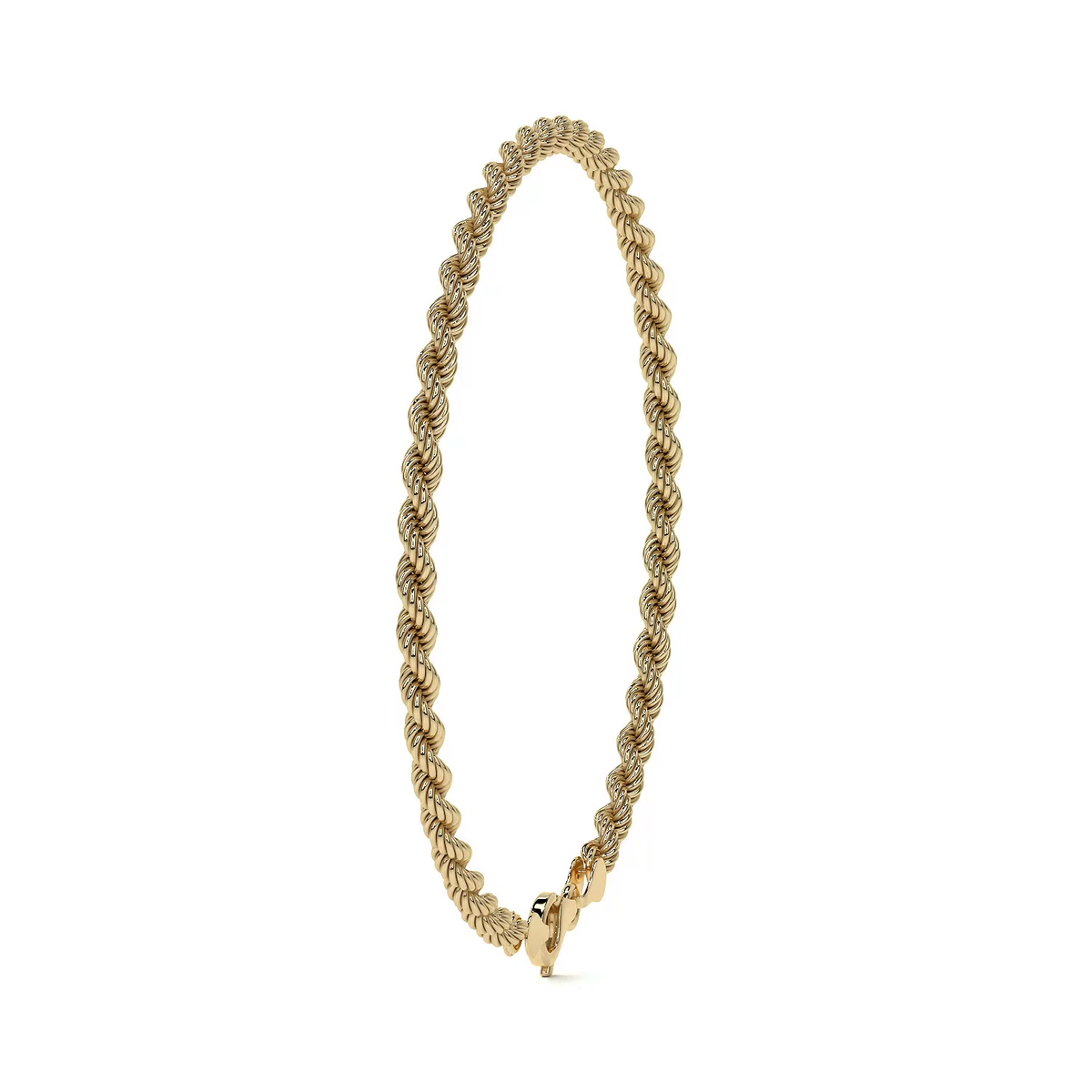 Pulsera de Oro 14K Estilo Torsal Italiano | Brazalete Elegante y Sofisticado