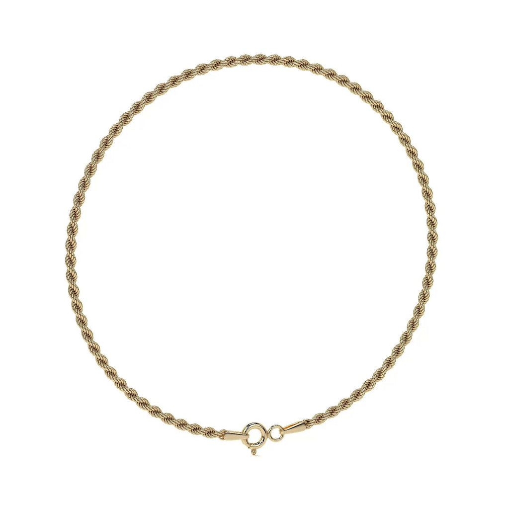 Pulsera de Oro de 14K para Mujer Estilo Torsal | Joyería Fina Italiana